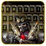 skull gun theme android application logo